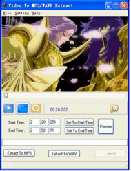 Video To MP3/WAVE Extract screenshot